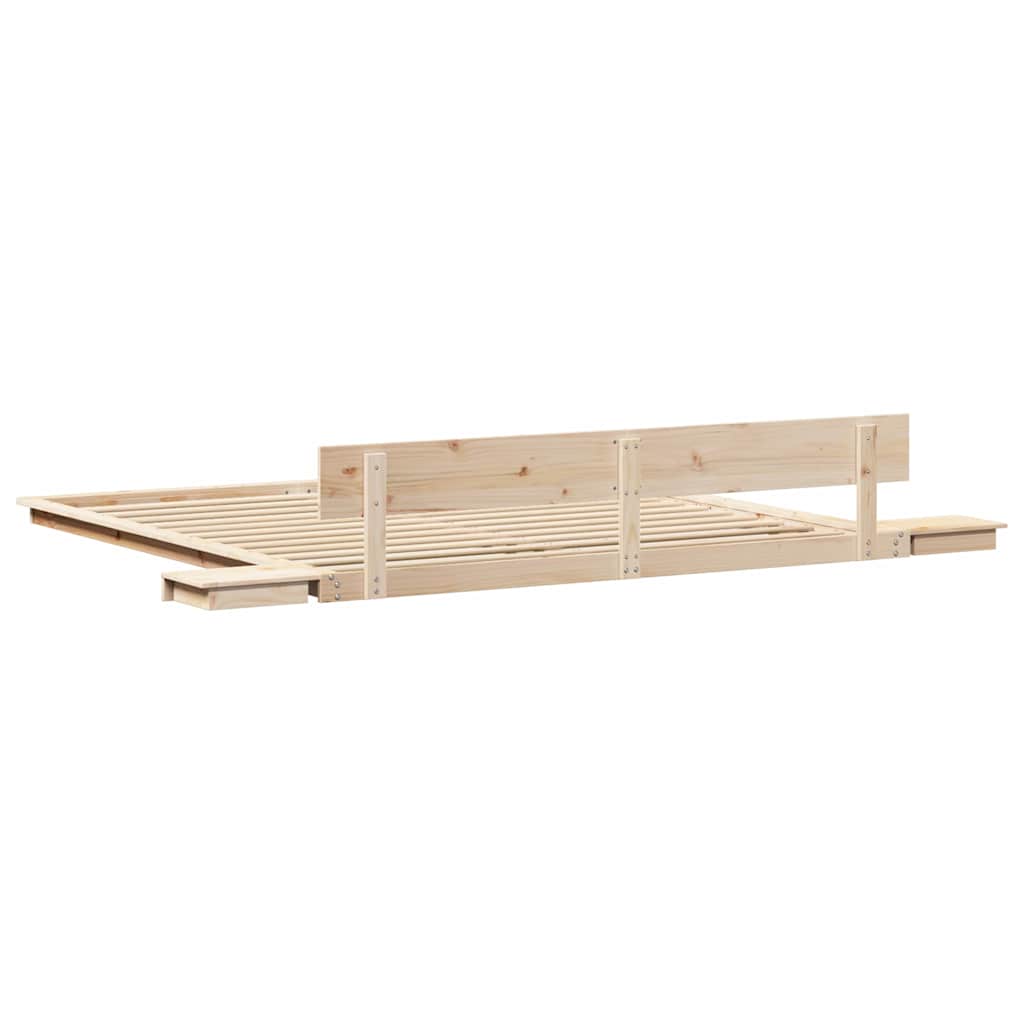 Bettgestell Braun 200 x 200 cm Holz