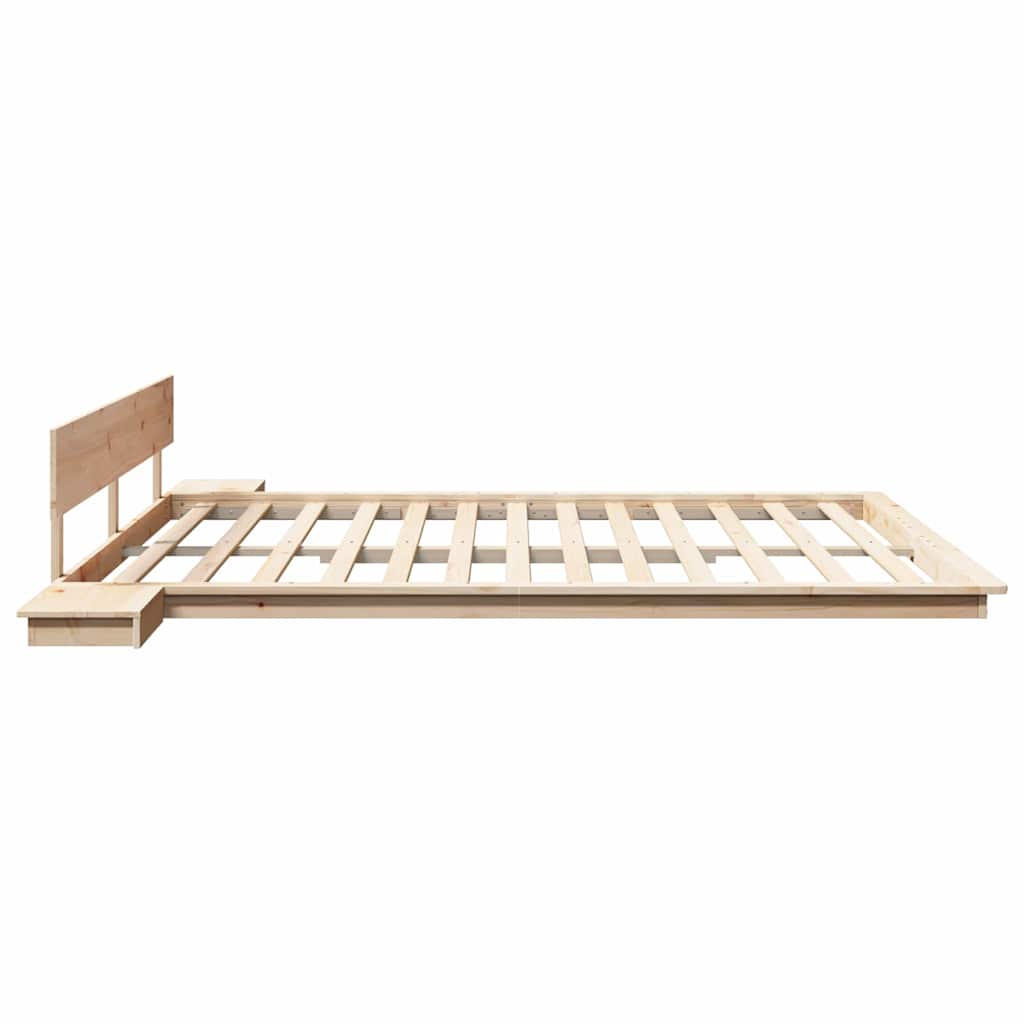 Bettgestell Braun 200 x 200 cm Holz