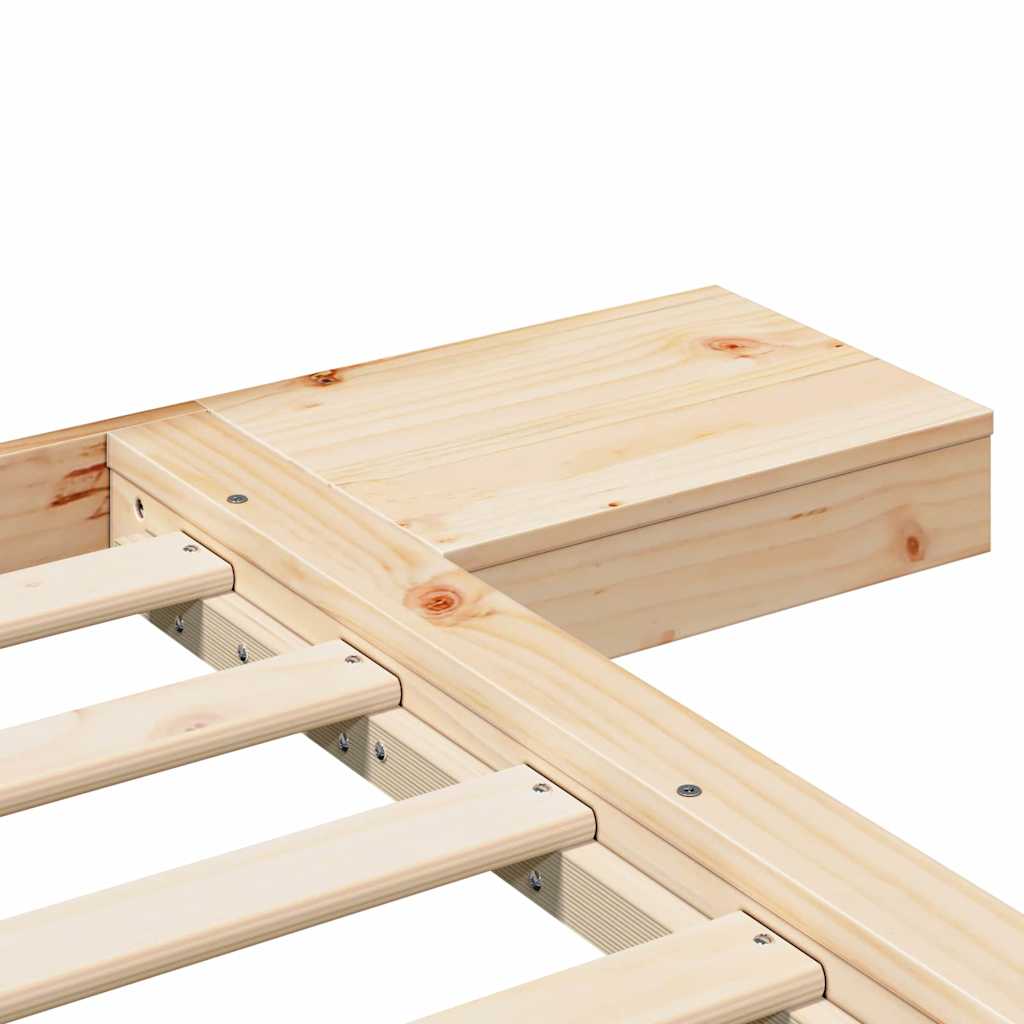 Bettgestell Braun 150 x 200 cm Holz