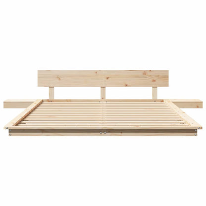 Bettgestell Braun 150 x 200 cm Holz