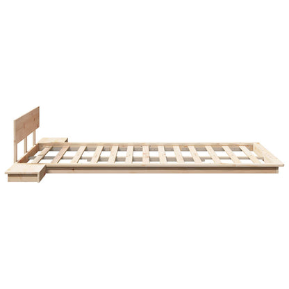 Bettgestell Braun 120 x 200 cm Holz
