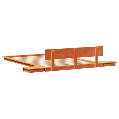 Bettgestell Braun 120 x 200 cm Holz