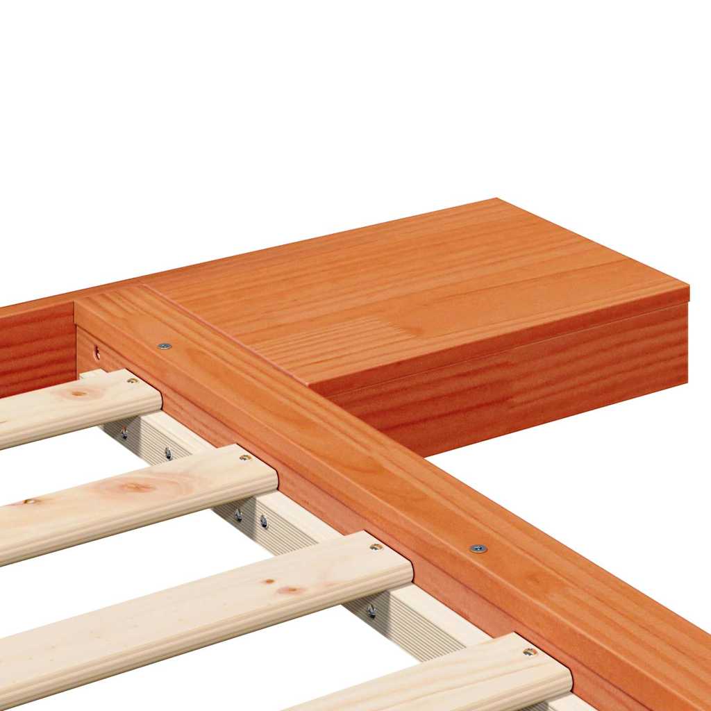 Bettgestell Braun 140 x 190 cm Holz