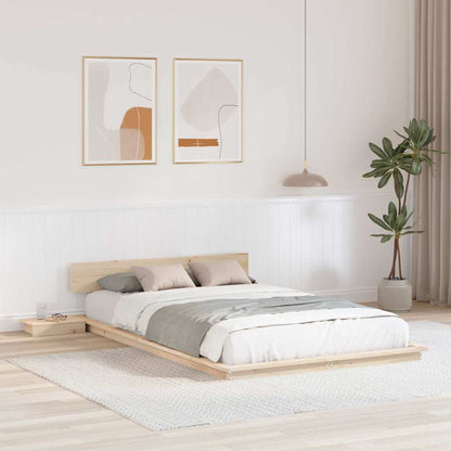 Bettgestell Braun 120 x 190 cm Holz