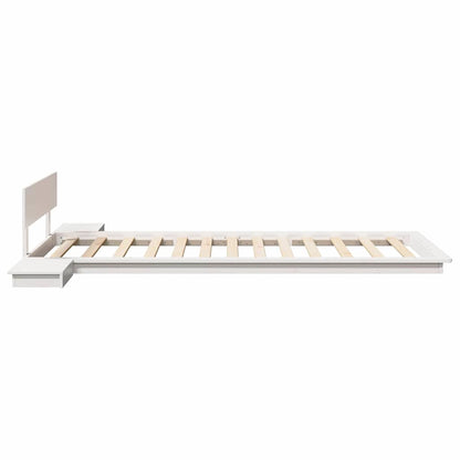 Bettgestell Weiß 80 x 200 cm Holz