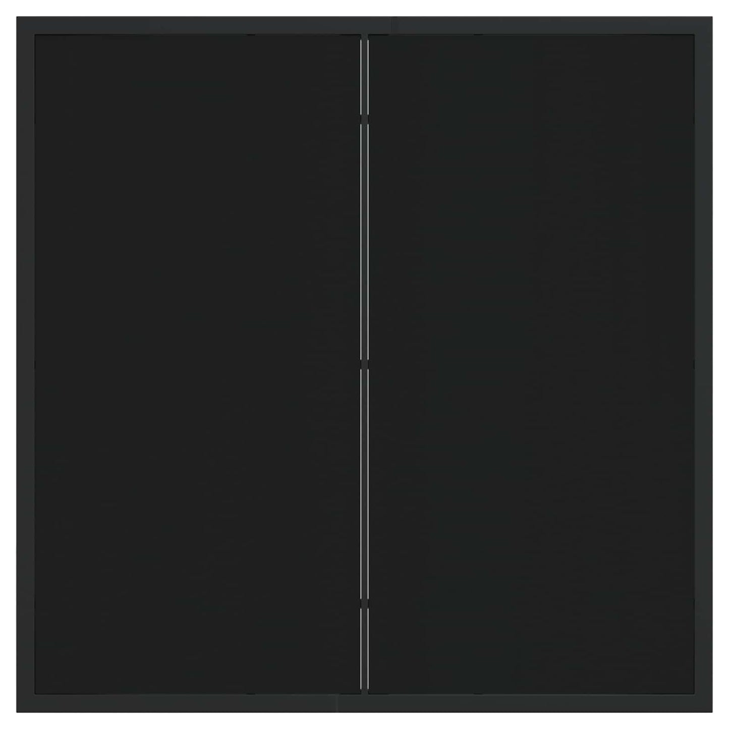 Garten Essgruppe 5 pcs Schwarz Pulverbeschichteter Stahl