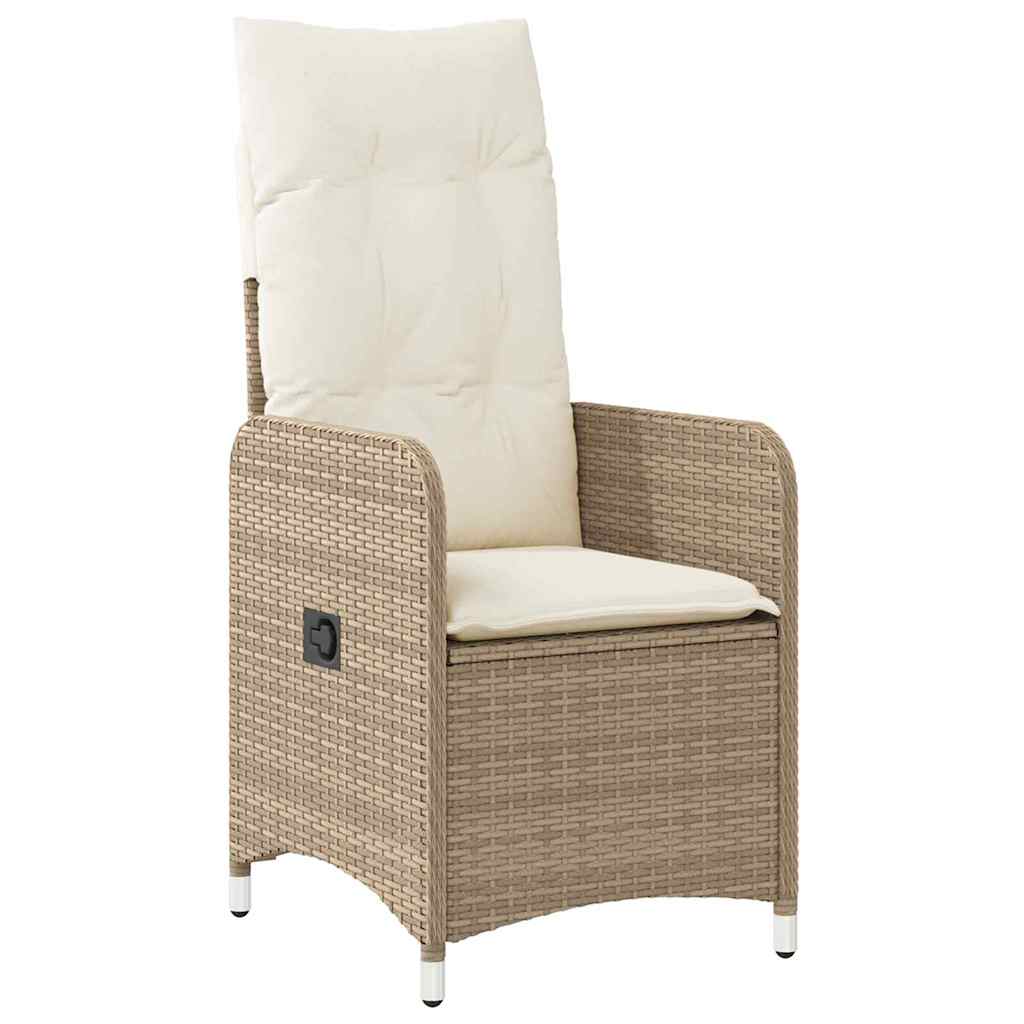 Garten Essgruppe 5 pcs Beige Poly-Rattan