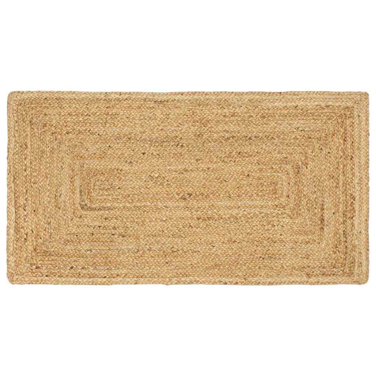 Teppich Beige 60 x 200 cm Jute