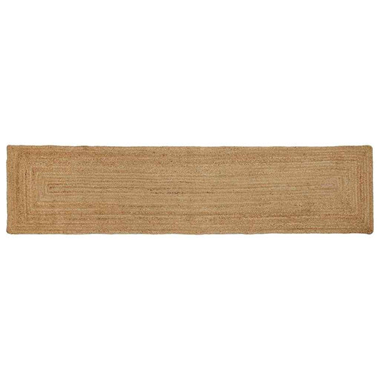 Teppich Beige 60 x 300 cm Jute