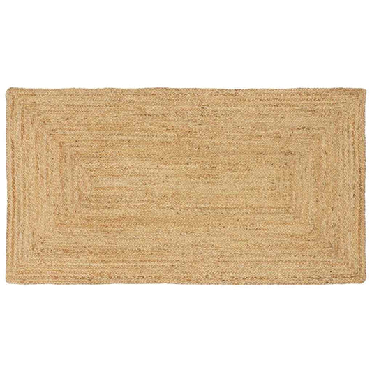 Teppich Beige 80 x 150 cm Jute