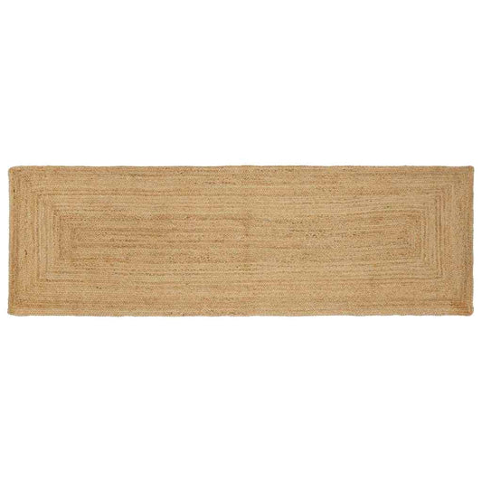 Teppich Beige 80 x 300 cm Jute