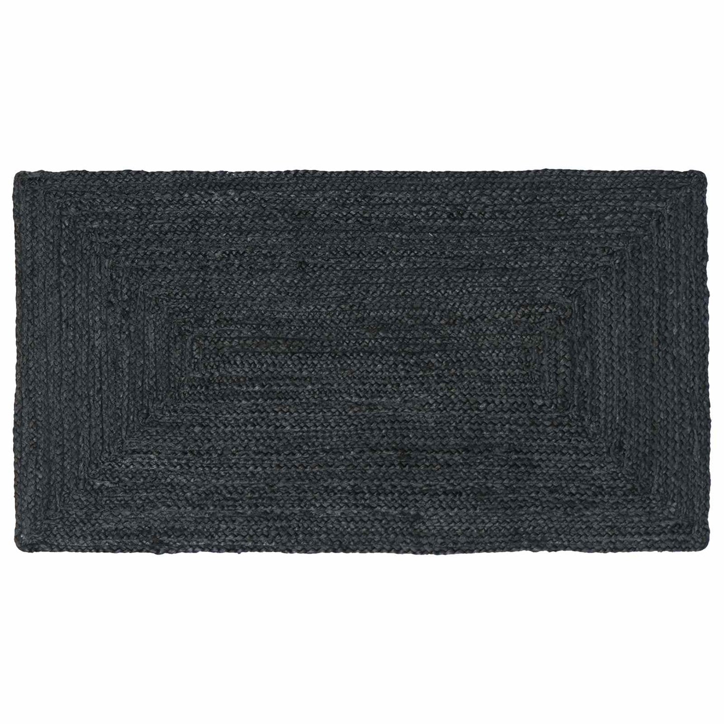 Bereichsteppiche Rechtwinklig Dunkelgrau 60 x 110 cm Jute
