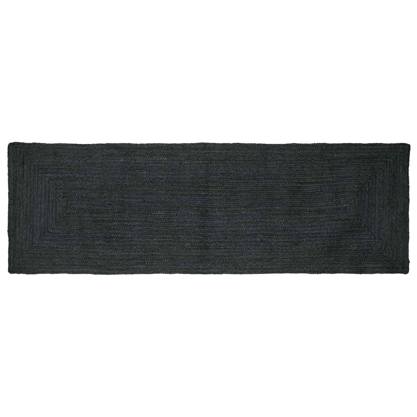 Bereichsteppiche Rechtwinklig Dunkelgrau 80 x 200 cm Jute