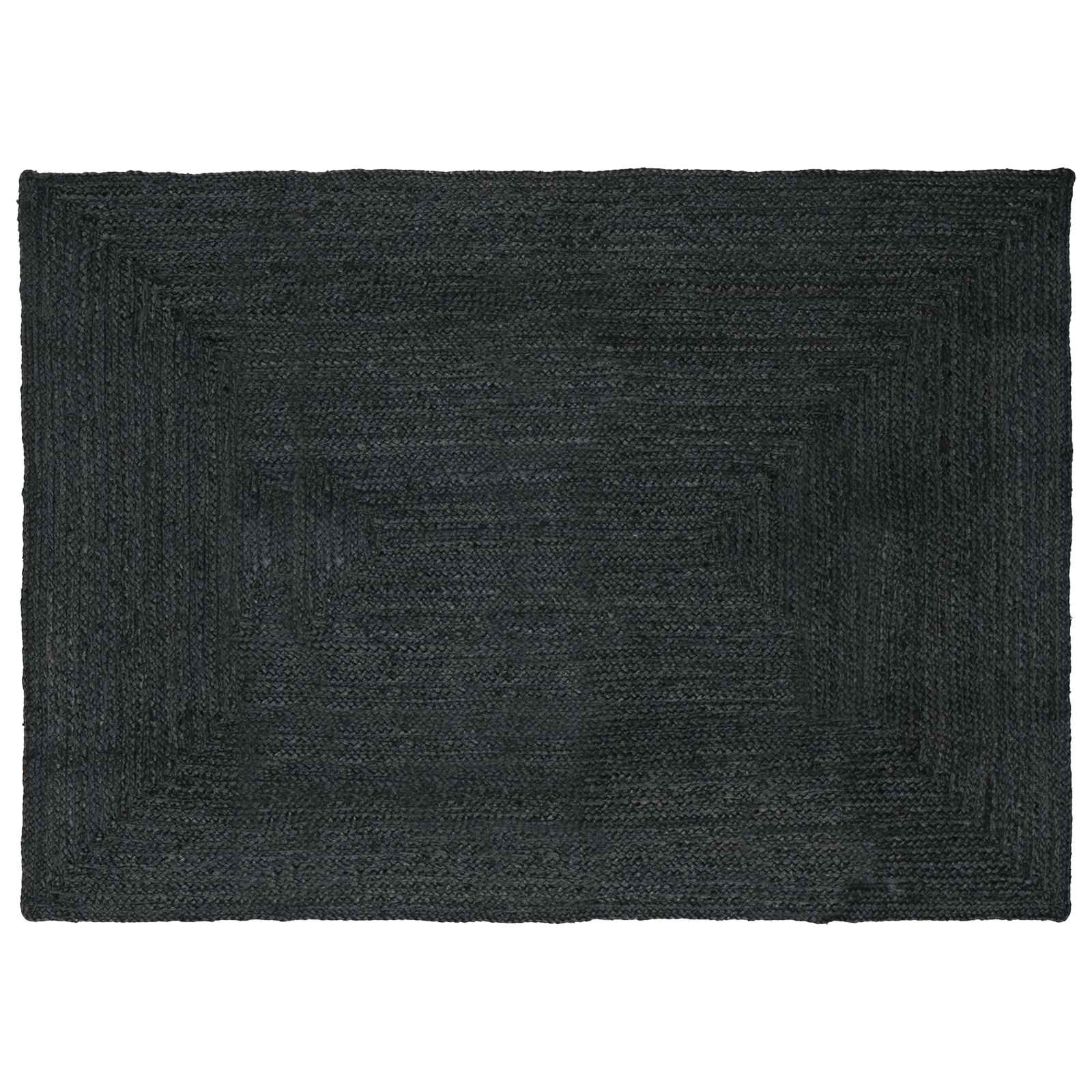 Bereichsteppiche Rechtwinklig Dunkelgrau 160 x 230 cm Jute