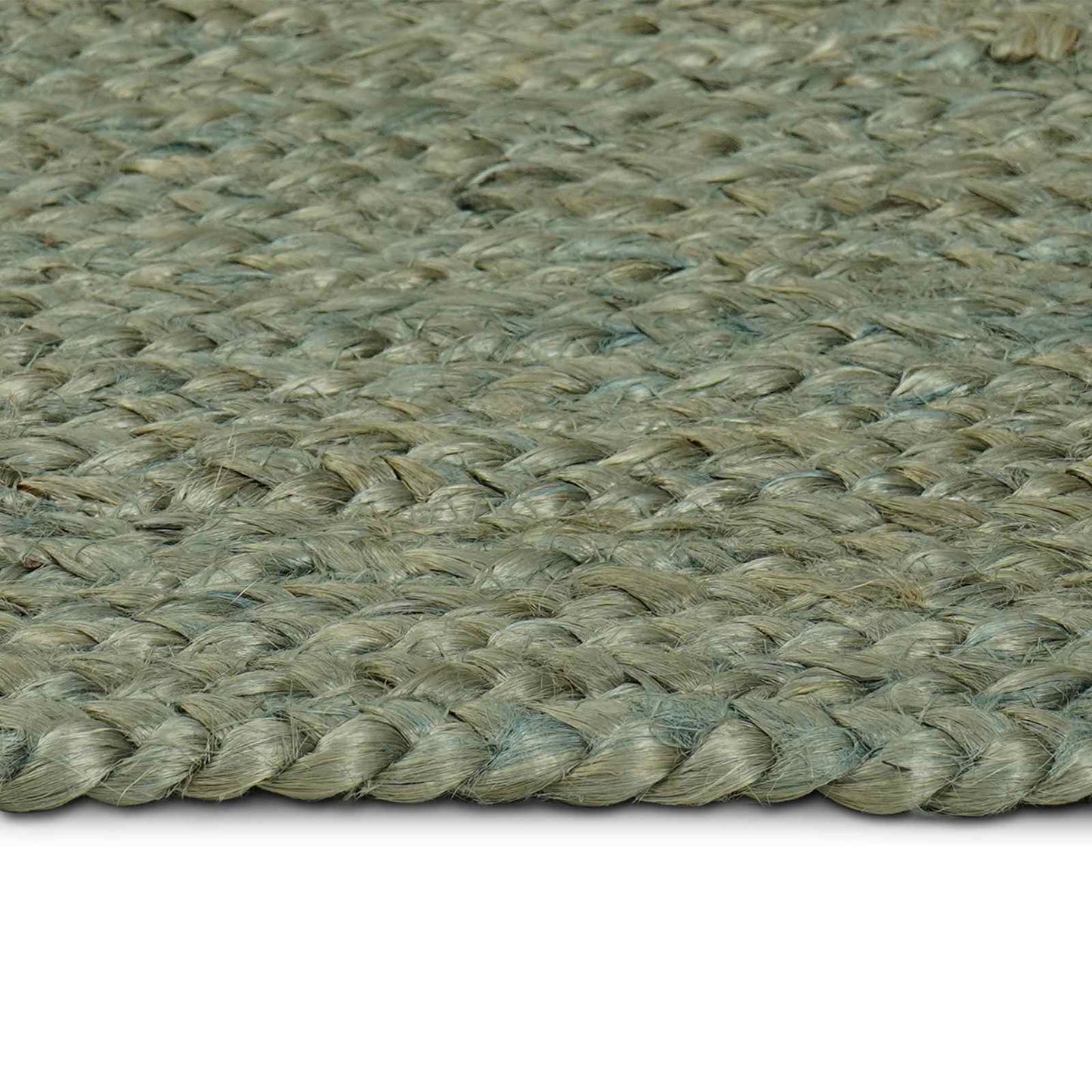 Bereichsteppiche Rechtwinklig Olive Grün 80 x 200 cm Jute