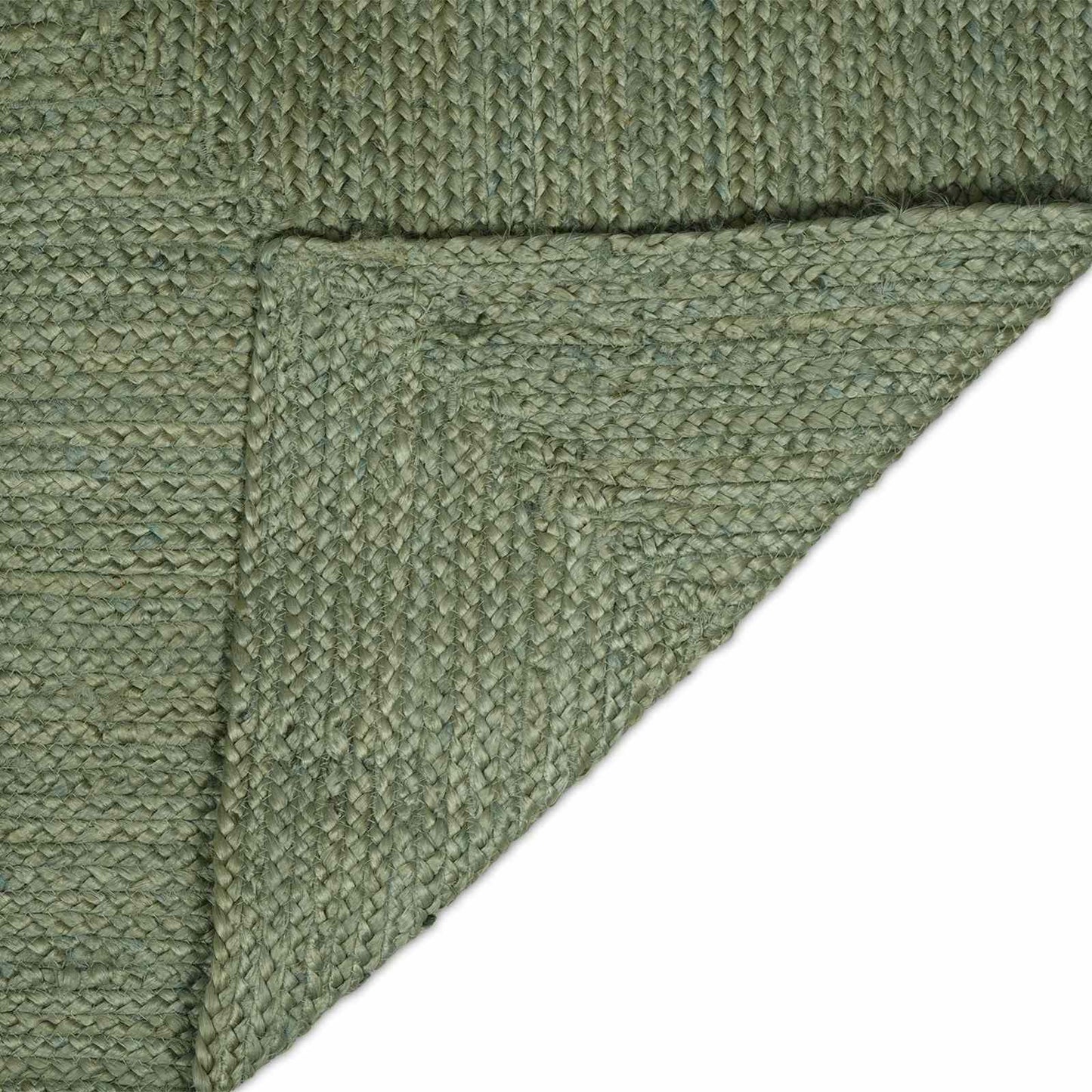 Bereichsteppiche Rechtwinklig Olive Grün 120 x 120 cm Jute