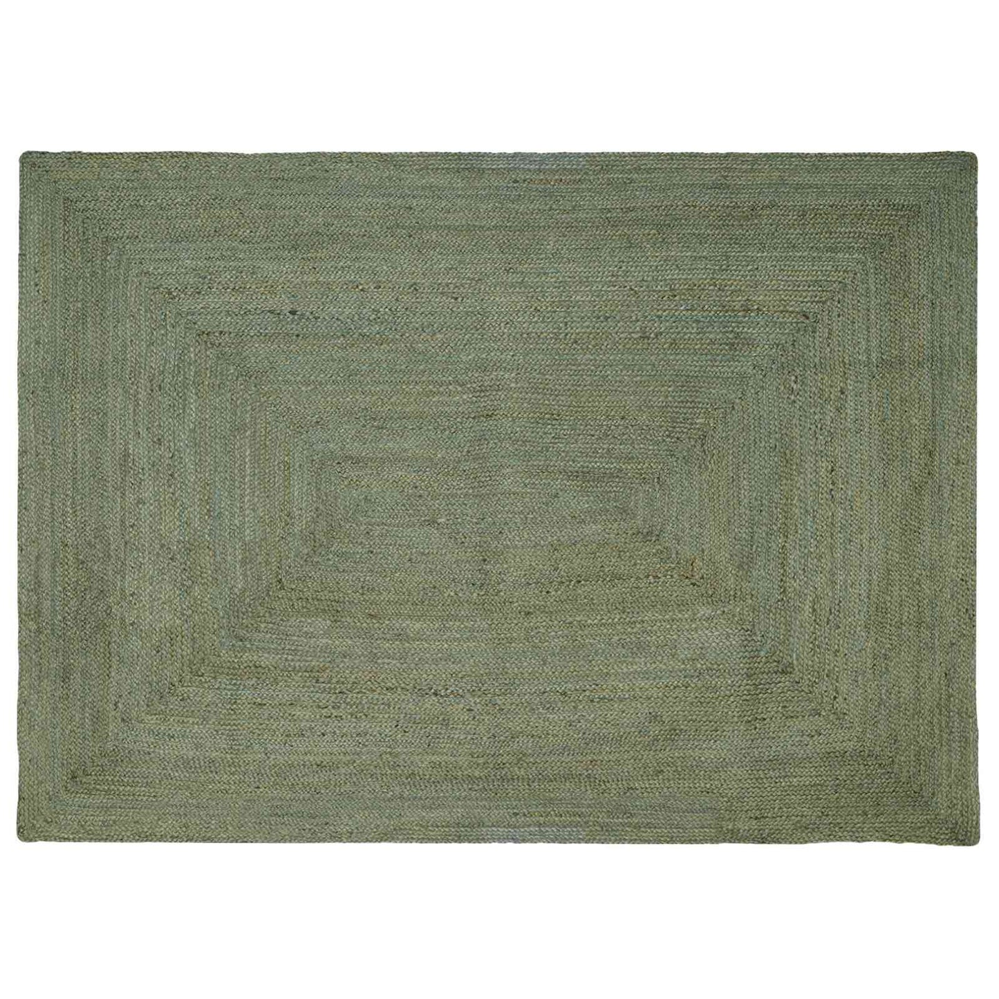 Bereichsteppiche Rechtwinklig Olive Grün 200 x 290 cm Jute
