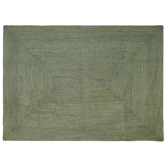 Bereichsteppiche Rechtwinklig Olive Grün 200 x 290 cm Jute