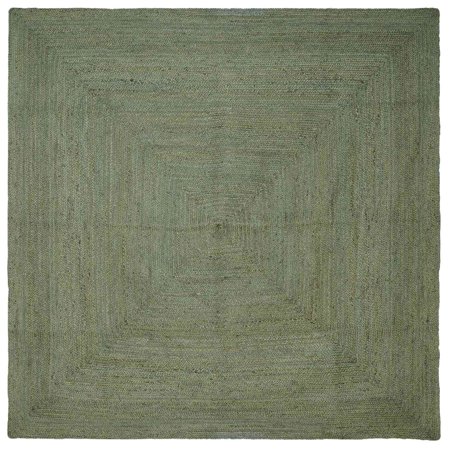 Bereichsteppiche Quadratisch Olive Grün 240 x 240 cm Jute