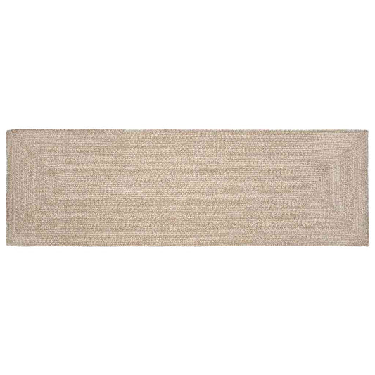 Bereichsteppiche Natürlich und Weiß 80 x 200 cm Jute
