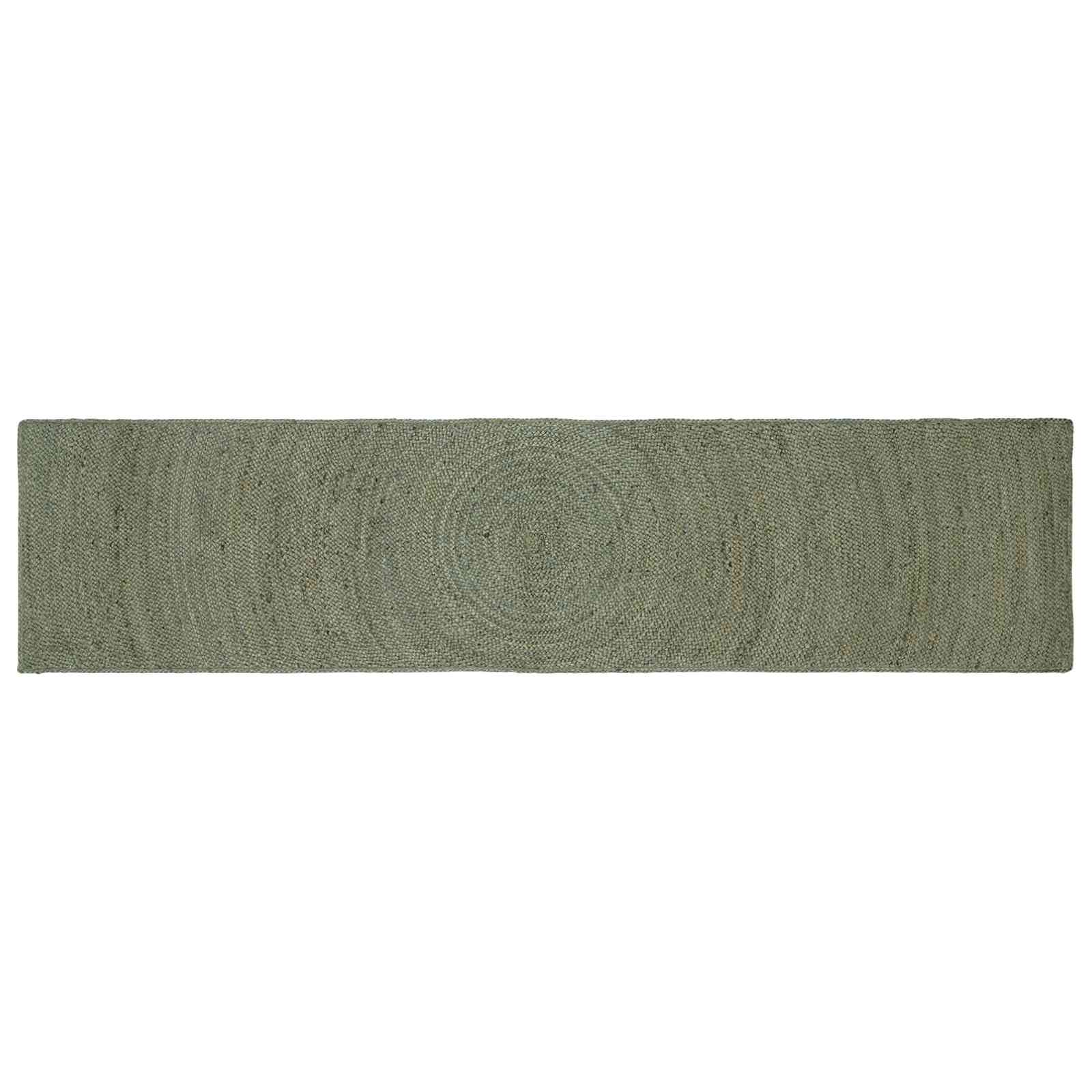 Bereichsteppiche Olive Grün 60 x 200 cm Jute