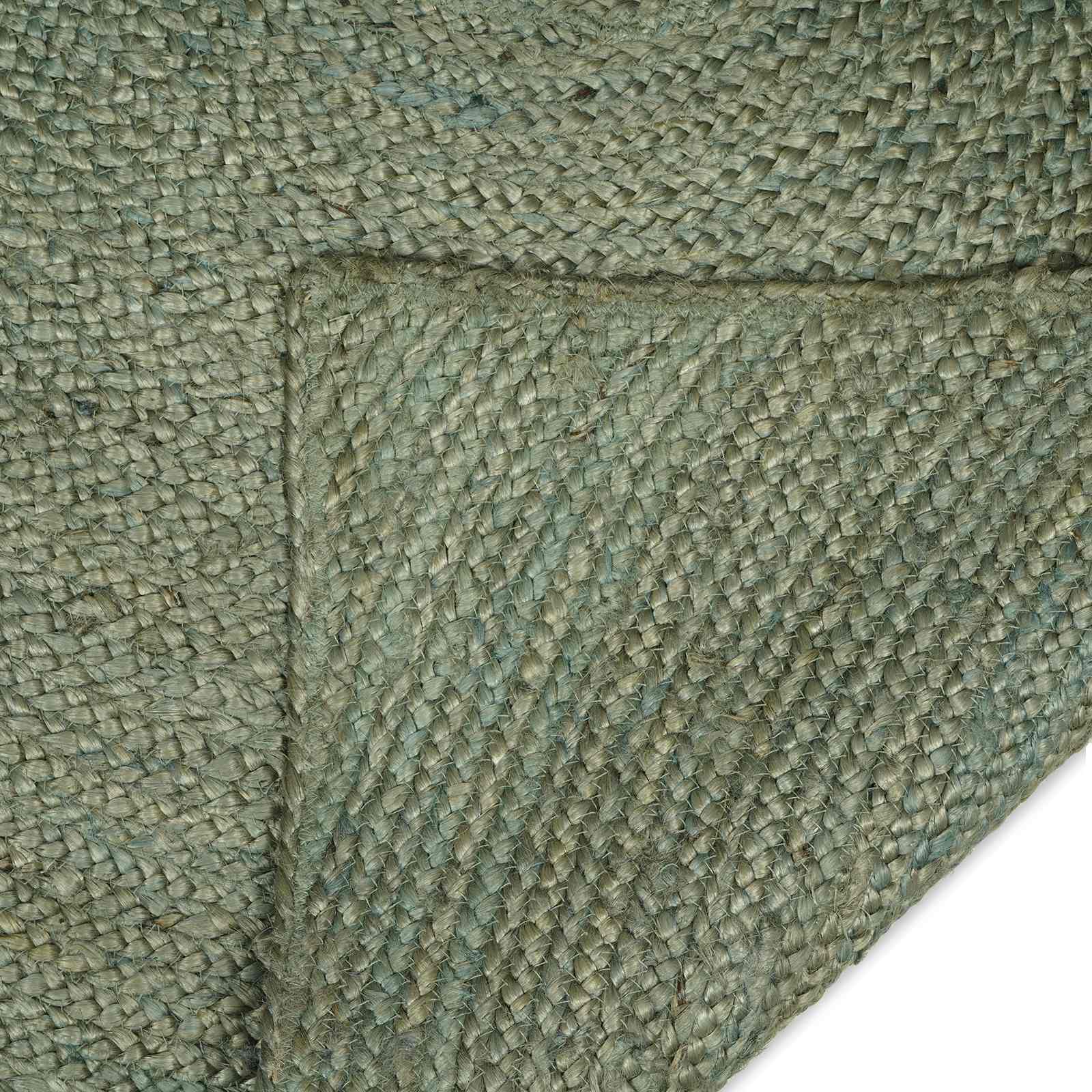 Bereichsteppiche Olive Grün 120 x 120 cm Jute