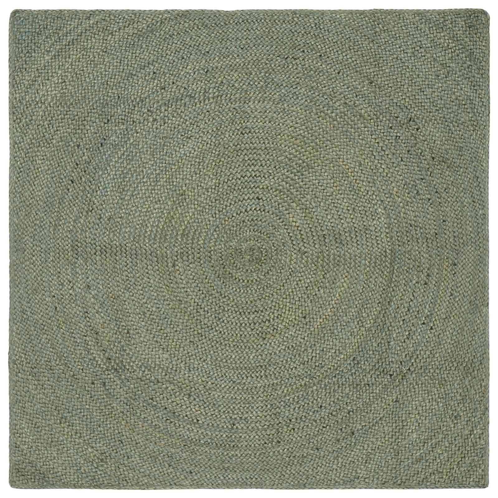 Bereichsteppiche Olive Grün 120 x 120 cm Jute