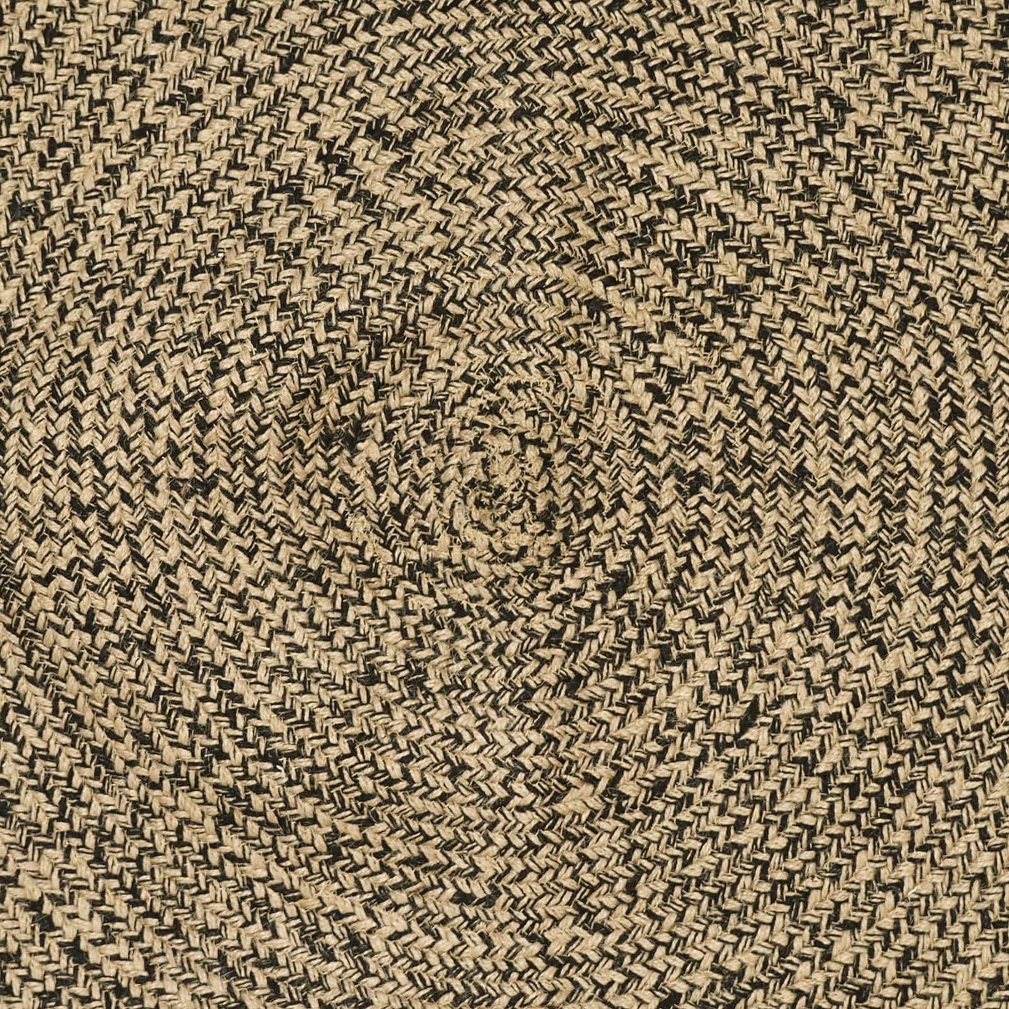 Bereichsteppiche Natürlich und Schwarz 120 x 120 cm Jute