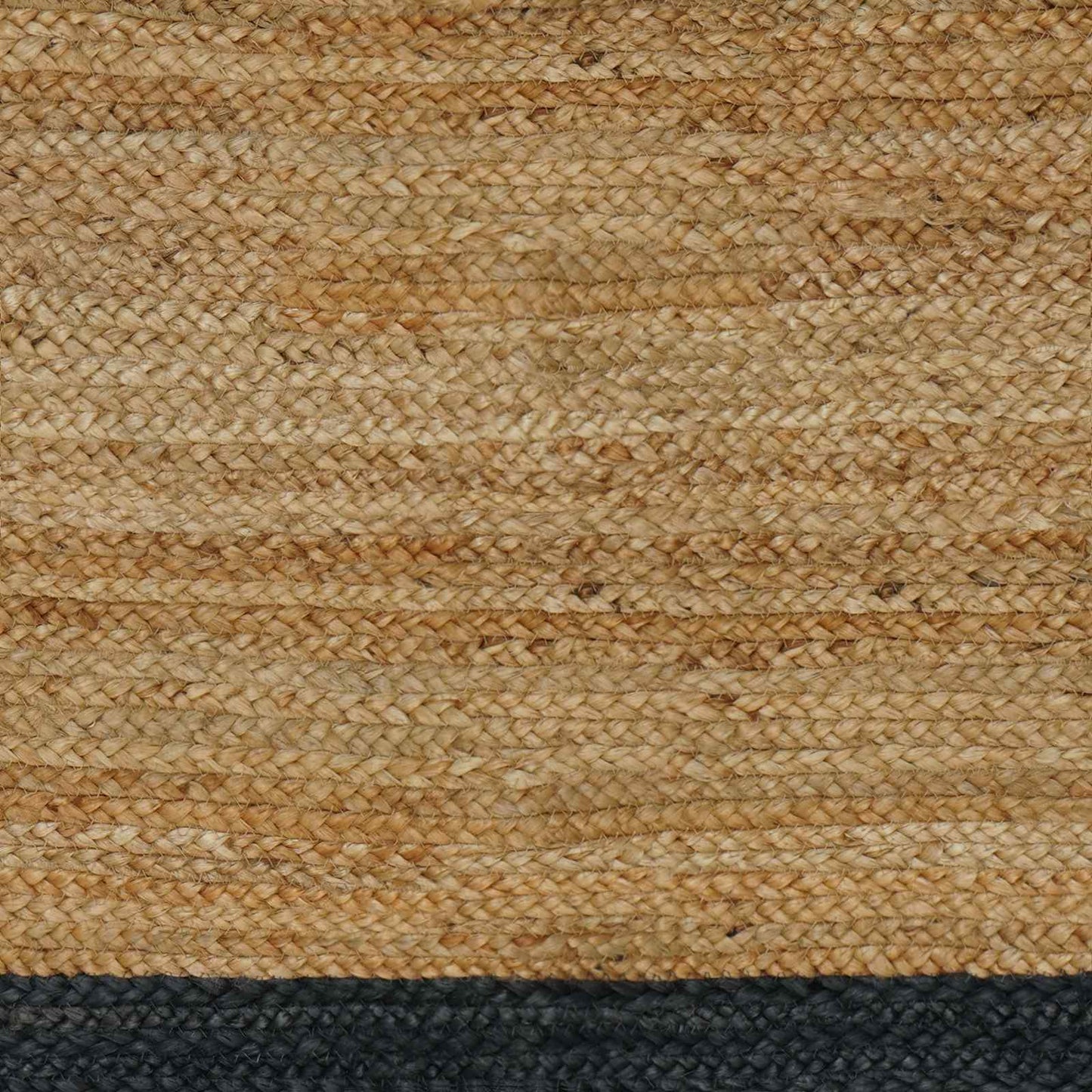 Bereichsteppiche Dunkelgrau 120 x 120 cm Jute