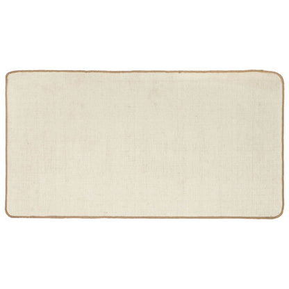 Bereichsteppich Hellbraun 80 x 150 cm Jute
