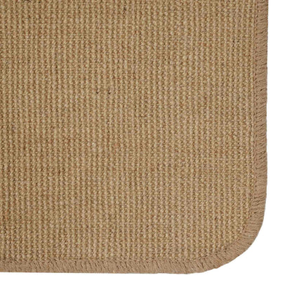 Bereichsteppich Hellbraun 240 x 340 cm Jute