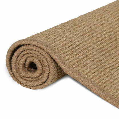 Bereichsteppich Hellbraun 240 x 340 cm Jute