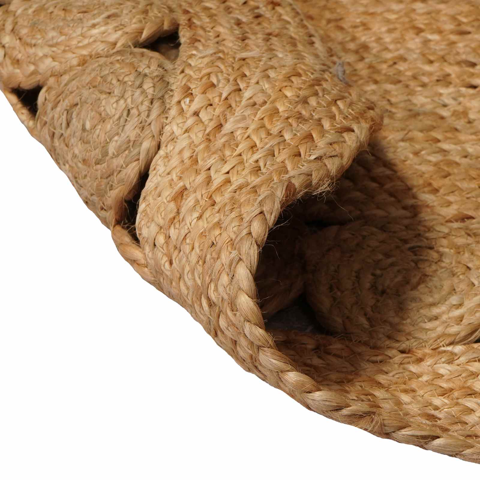 Bereichsteppiche Natur Ø 120 cm Jute