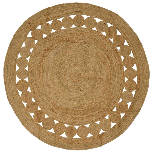 Bereichsteppiche Natur Ø 210 cm Jute