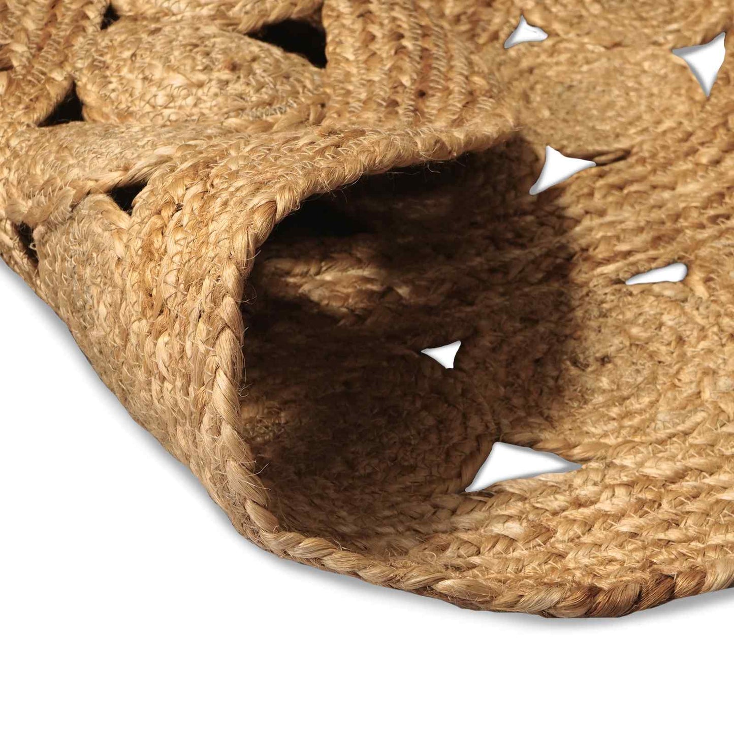 Bereichsteppiche Natur Ø 90 cm Jute