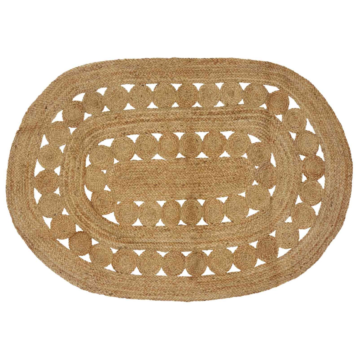 Bereichsteppiche Natur 122 x 183 cm Jute