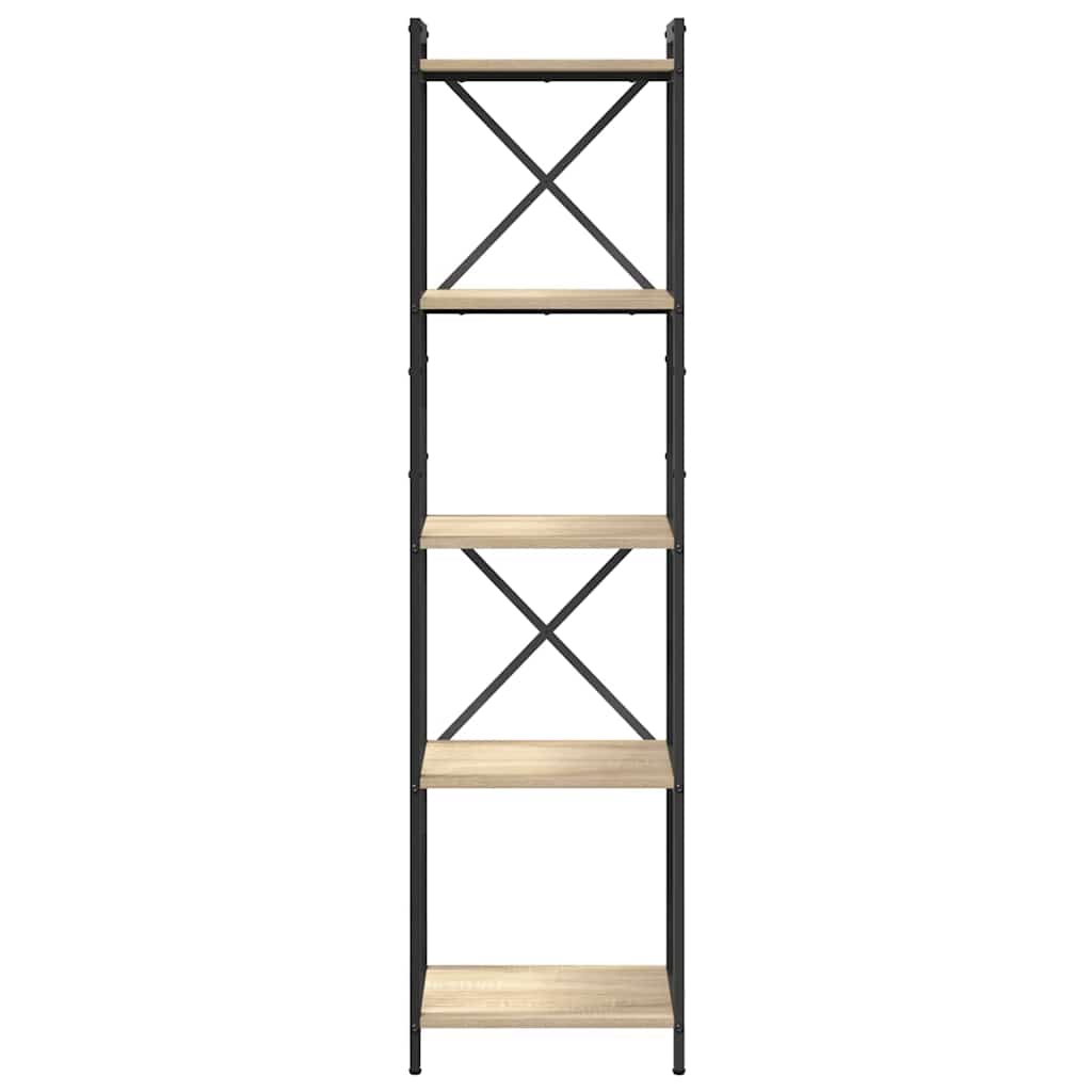 Bücherregal Sonoma-Eiche 40 x 30 x 153 cm Holzwerkstoff