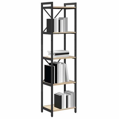 Bücherregal 40 x 30 x 155 cm Holzwerkstoff Sonoma-Eiche
