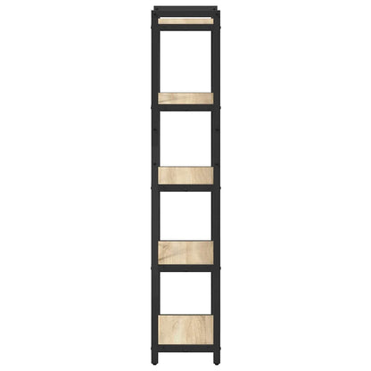Bücherregal 40 x 30 x 155 cm Holzwerkstoff Sonoma-Eiche