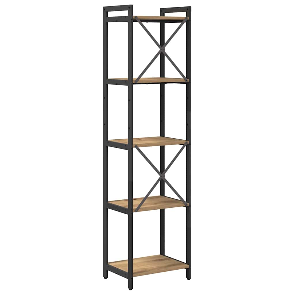 Bücherregal Artisan-Eiche 40 x 30 x 153 cm Holzwerkstoff