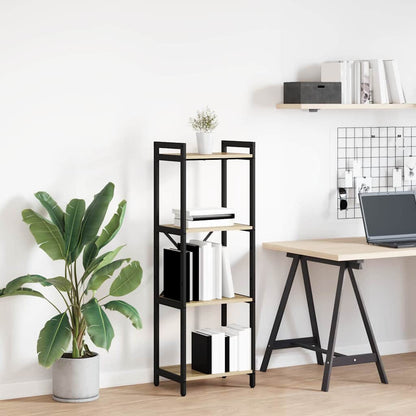 Bücherregal 40 x 30 x 119 cm Holzwerkstoff Sonoma-Eiche