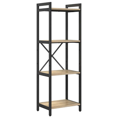 Bücherregal 40 x 30 x 119 cm Holzwerkstoff Sonoma-Eiche