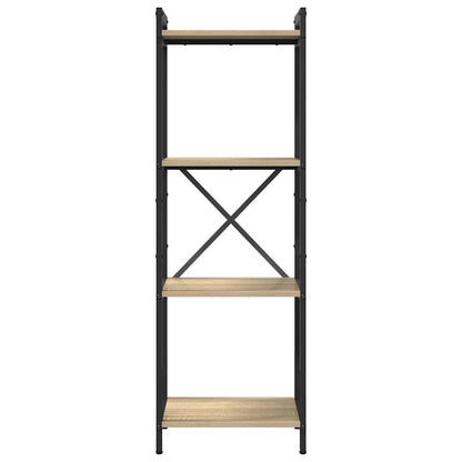 Bücherregal 40 x 30 x 119 cm Holzwerkstoff Sonoma-Eiche