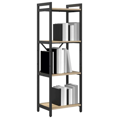 Bücherregal 40 x 30 x 119 cm Holzwerkstoff Sonoma-Eiche