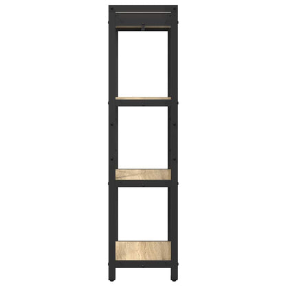 Bücherregal 40 x 30 x 119 cm Holzwerkstoff Sonoma-Eiche