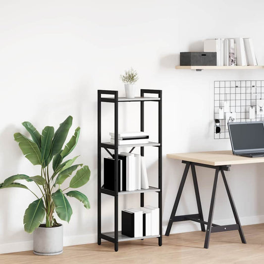 Bücherregal Grau Sonoma 40 x 30 x 118 cm Holzwerkstoff