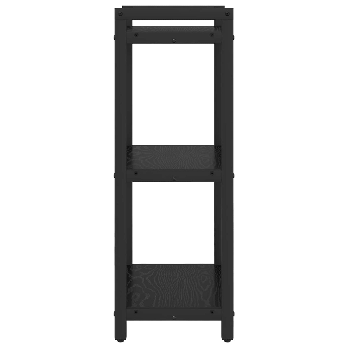 Bücherregal 40 x 30 x 85 cm Holzwerkstoff Schwarz Eichen-Optik