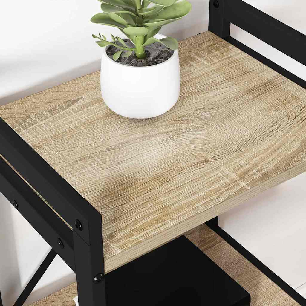 Bücherregal Sonoma-Eiche 40 x 30 x 83 cm Holzwerkstoff