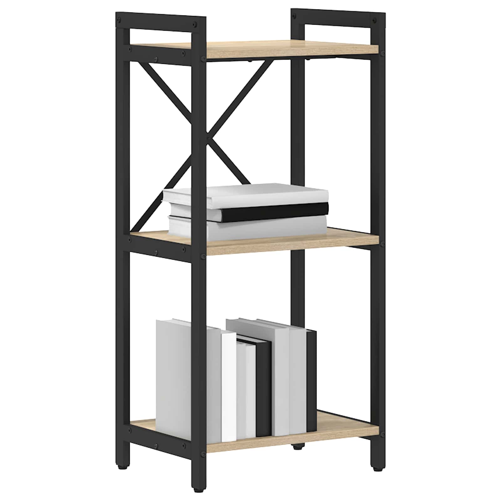 Bücherregal 40 x 30 x 85 cm Holzwerkstoff Sonoma-Eiche