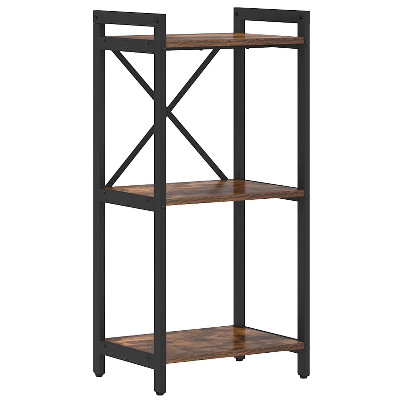 Bücherregal 40 x 30 x 85 cm Holzwerkstoff Geräucherte Eiche